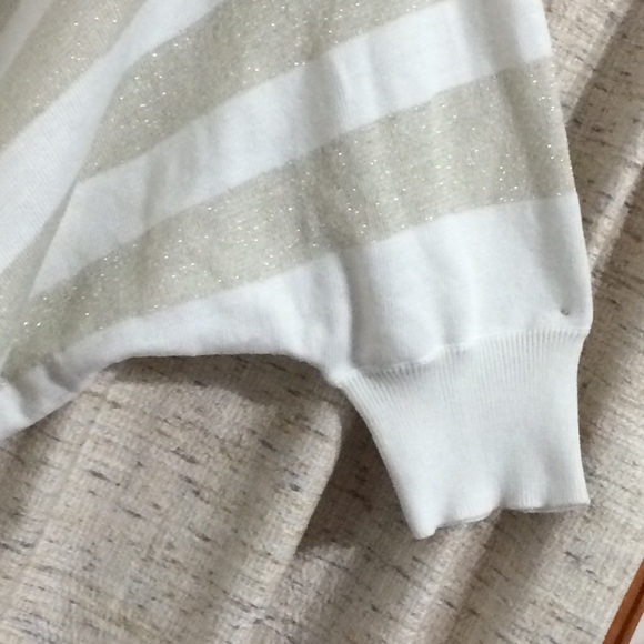 Lane Bryant Metallic Striped Dolman Sweater - Picture 4 of 6